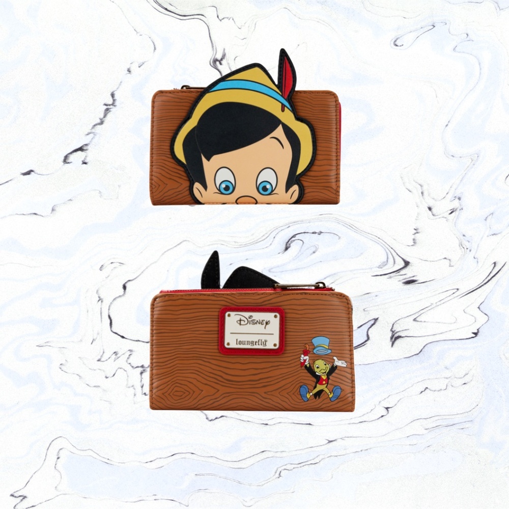 Loungefly Pinocchio Mini Backpack and Wallet - Picture 8 of 8